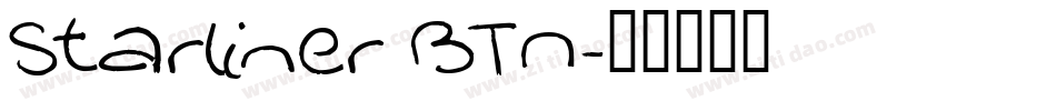 Starliner BTN字体转换